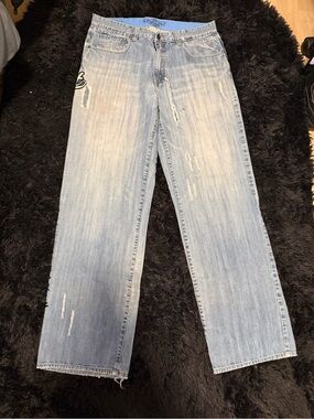 G-Unit Light Blue Men's Relaxed Straight Jeans